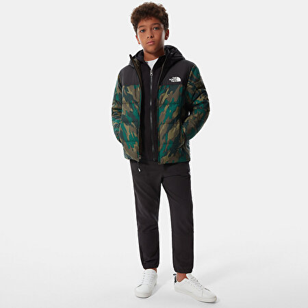 Erkek Cocuk Cift Tarafli Perrito Mont Evergreenmountaincamoprnt The North Face