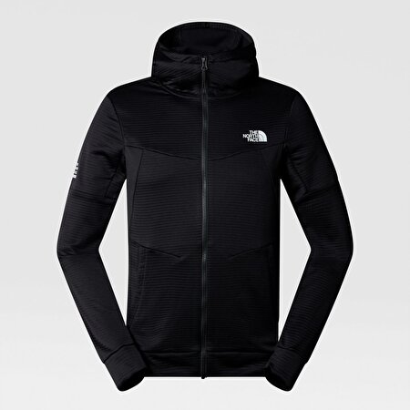 ERKEK MOUNTAIN ATHLETICS TAM BOY FERMUARLI POLAR KAPÜŞONLU ÜST