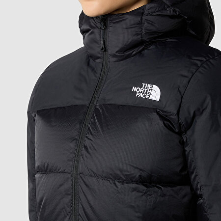 KADIN DIABLO KAPÜŞONLU KAZ TÜYÜ MONT