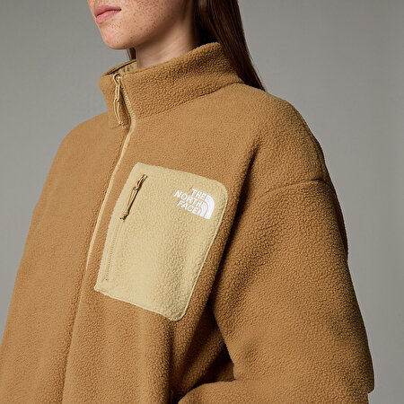 KADIN YUMIORI ÇİFT TARAFLI POLAR MONT