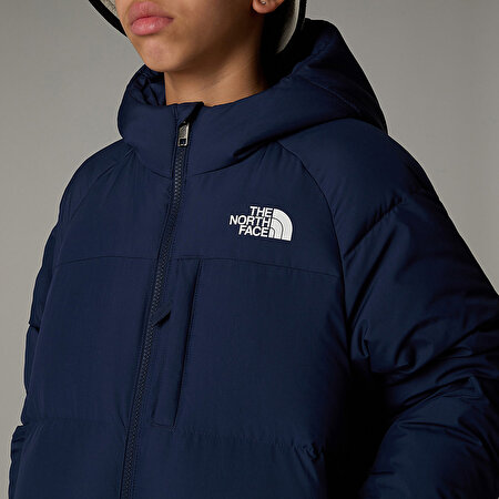 ERKEK ÇOCUK NORTH KAZ TÜYÜ KAPÜŞONLU MONT