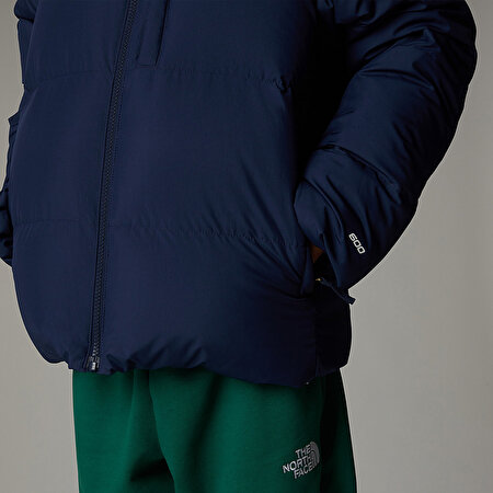 ERKEK ÇOCUK NORTH KAZ TÜYÜ KAPÜŞONLU MONT