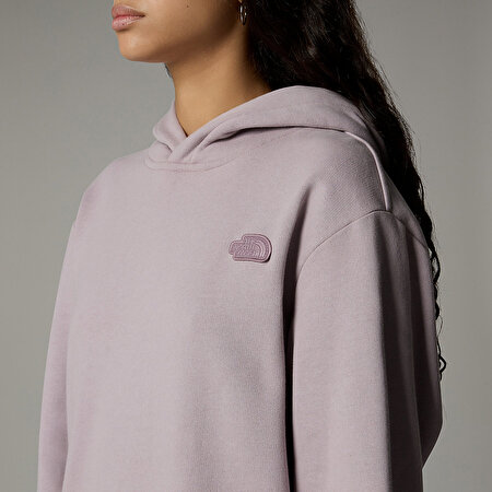 KADIN NATURAL DYE KAPÜŞONLU ÜST