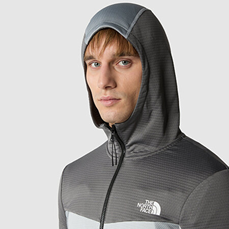 ERKEK MOUNTAIN ATHLETICS TAM BOY FERMUARLI POLAR KAPÜŞONLU ÜST