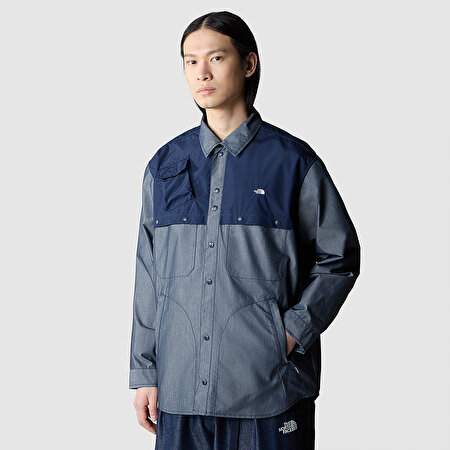 ERKEK DENIM UZUN KOLLU GÖMLEK