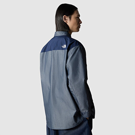 ERKEK DENIM UZUN KOLLU GÖMLEK