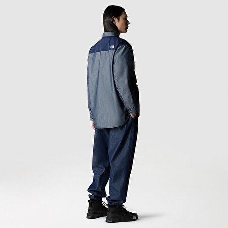 ERKEK DENIM UZUN KOLLU GÖMLEK