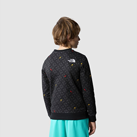 ERKEK ÇOCUK DREW PEAK LIGHT CREW BASKILI SWEATSHIRT