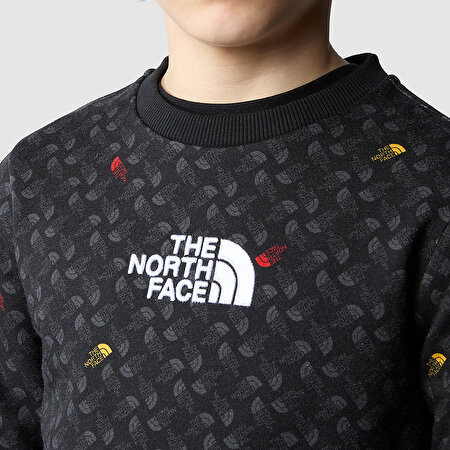 ERKEK ÇOCUK DREW PEAK LIGHT CREW BASKILI SWEATSHIRT