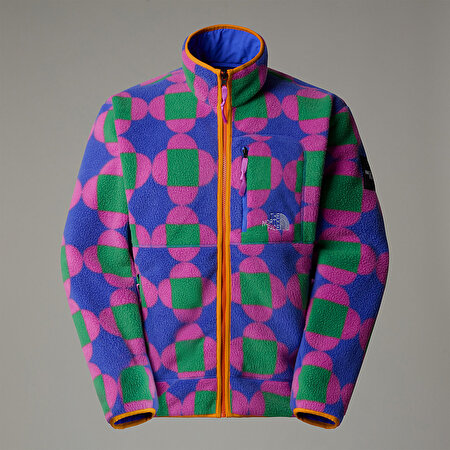 ERKEK TNF X YINKA ILORI PRINTED ÇİFT TARAFLI POLAR MONT