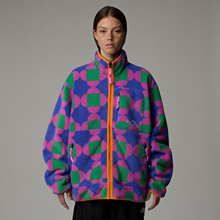 ERKEK TNF X YINKA ILORI PRINTED ÇİFT TARAFLI POLAR MONT