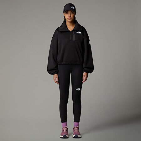 Kadın Mountain Athletics 1/4 Fermuarlı Huni Yaka Polar