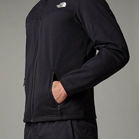 Erkek Cedar Trail Grid Polar Tam Boy Fermuarlı Mont