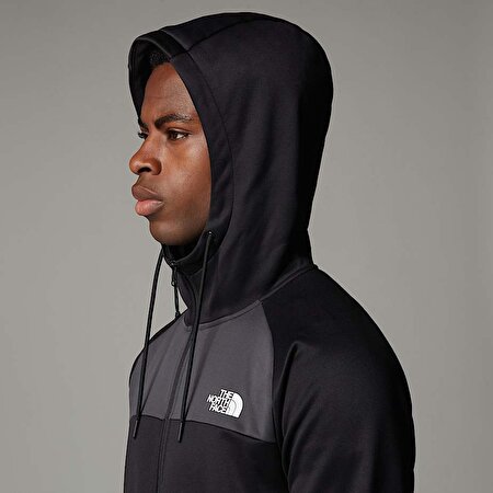 Erkek Reaxion Polar Tam Boy Fermuarlı Kapüşonlu Üst