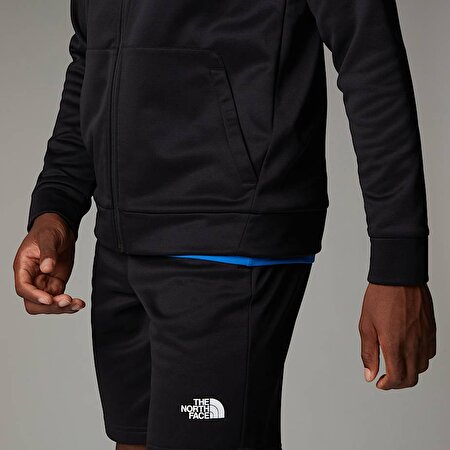 Erkek Reaxion Polar Tam Boy Fermuarlı Kapüşonlu Üst