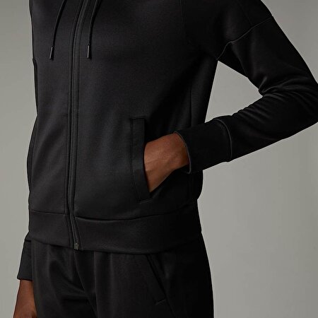 Kadın Reaxion Polar Tam Boy Fermuarlı Kapüşonlu Üst