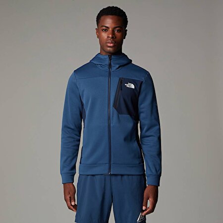 Erkek Mountain Athletics Tam Boy Fermuarlı Polar