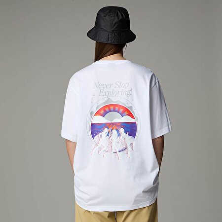 Unisex Never Stop Relaxed Tişört