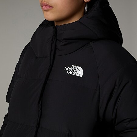 Kız Çocuk North Kaz Tüyü Kapüşonlu Mont