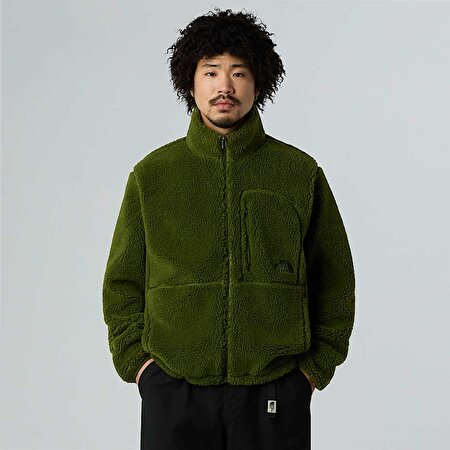 Erkek Extreme Pile Tam Boy Fermuarlı Polar