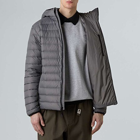 Erkek Classic Kaz Tüyü Kapüşonlu Mont