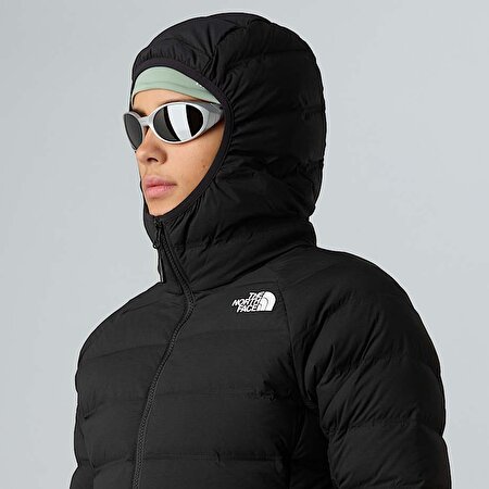 Kadın Abseil Stretch Kaz Tüyü Kapüşonlu Mont