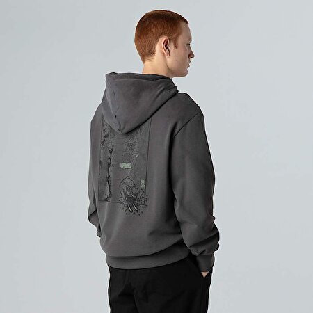 Unisex Powder Days Relaxed Graphic Kapüşonlu Üst