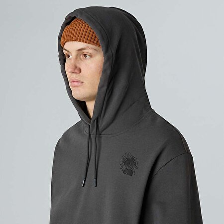 Unisex Powder Days Relaxed Graphic Kapüşonlu Üst
