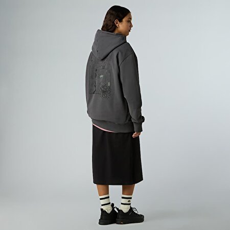 Unisex Powder Days Relaxed Graphic Kapüşonlu Üst