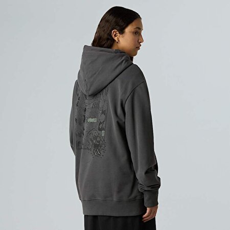 Unisex Powder Days Relaxed Graphic Kapüşonlu Üst