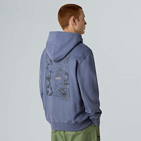 Unisex Powder Days Relaxed Graphic Kapüşonlu Üst