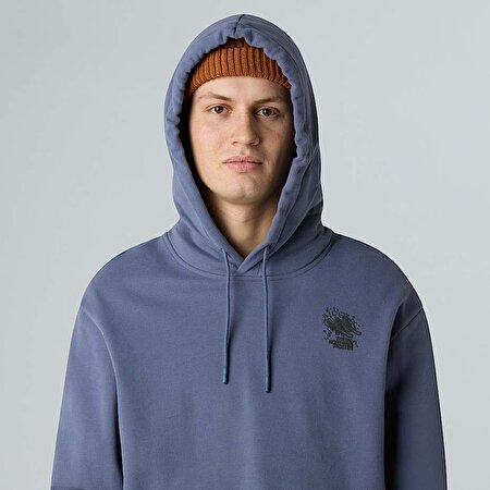 Unisex Powder Days Relaxed Graphic Kapüşonlu Üst