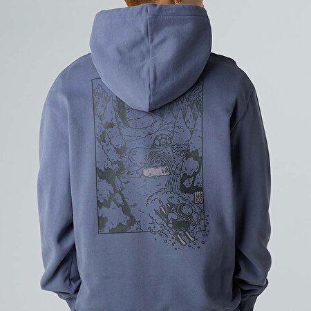 Unisex Powder Days Relaxed Graphic Kapüşonlu Üst