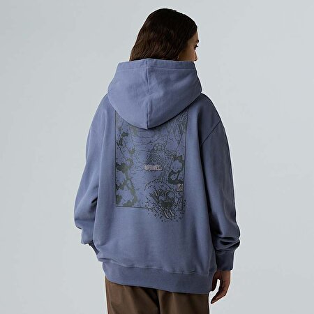 Unisex Powder Days Relaxed Graphic Kapüşonlu Üst