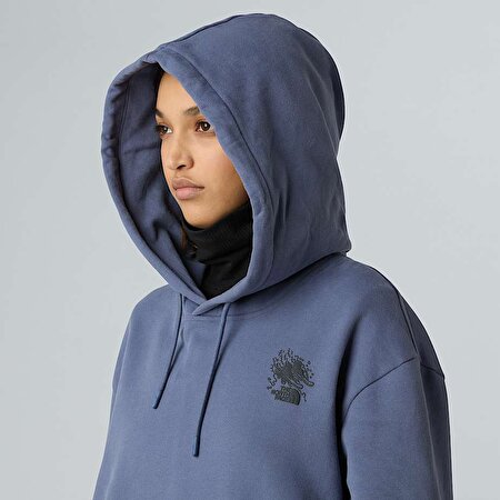 Unisex Powder Days Relaxed Graphic Kapüşonlu Üst