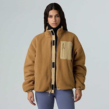 Kadın Yumiori Çift Taraflı Polar Mont