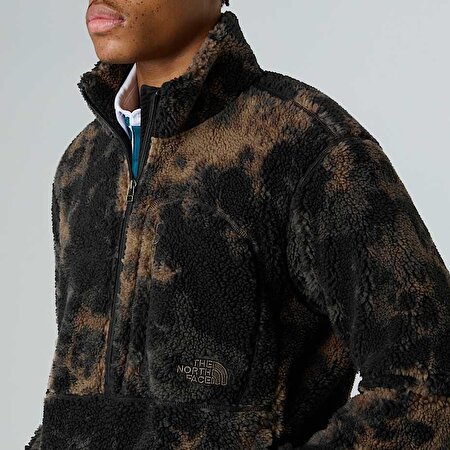 Erkek Extreme Pile Printed Pullover Polar