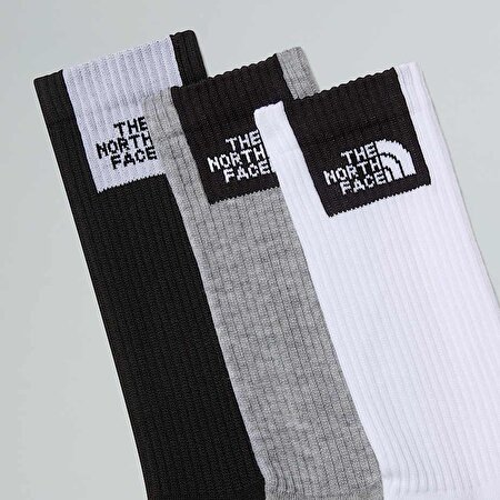 MULTI SPORT FINE BOX CUSH CREW SOCK 3P
