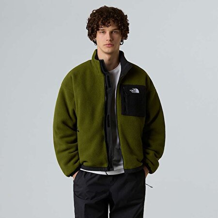 Erkek Yumiori Çift Taraflı Polar Mont