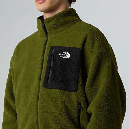 Erkek Yumiori Çift Taraflı Polar Mont