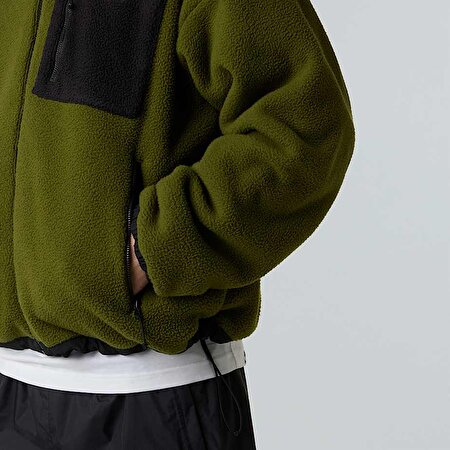 Erkek Yumiori Çift Taraflı Polar Mont