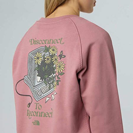 Kadın Connect Relaxed Graphic Sweatshirt
