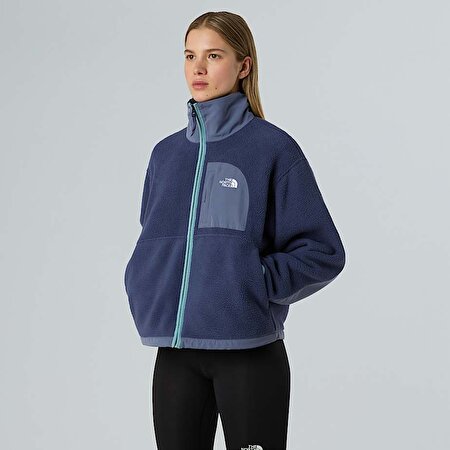 Kadın Yumiori Off-Peak Tam Boy Fermuarlı Polar Mont