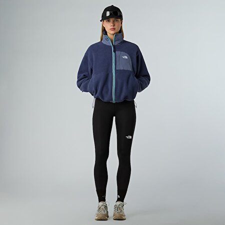 Kadın Yumiori Off-Peak Tam Boy Fermuarlı Polar Mont