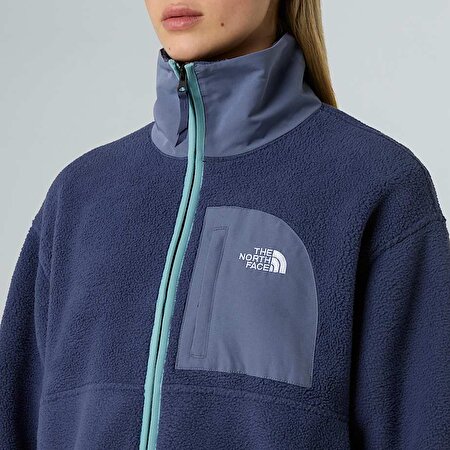 Kadın Yumiori Off-Peak Tam Boy Fermuarlı Polar Mont