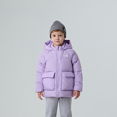 Çocuk North Kaz Tüyü Polar Astarlı Parka