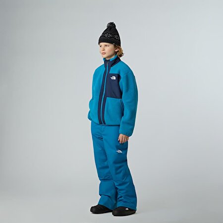 Erkek Çocuk Yumiori Tam Boy Fermuarlı Polar Mont