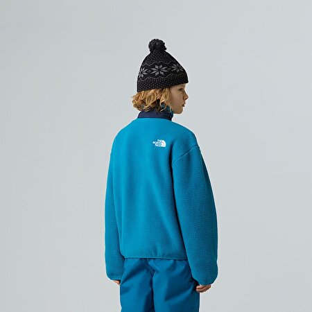 Erkek Çocuk Yumiori Tam Boy Fermuarlı Polar Mont