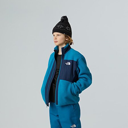 Erkek Çocuk Yumiori Tam Boy Fermuarlı Polar Mont
