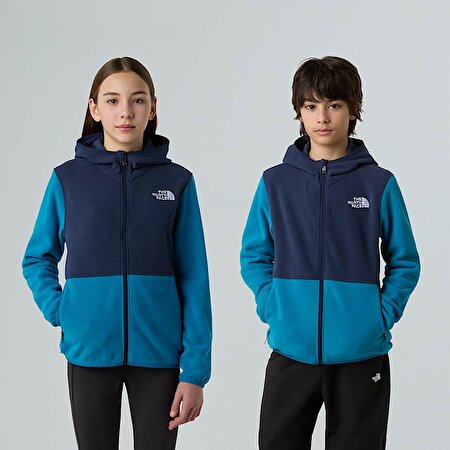 Çocuk Glacier Tam Boy Fermuarlı Polar